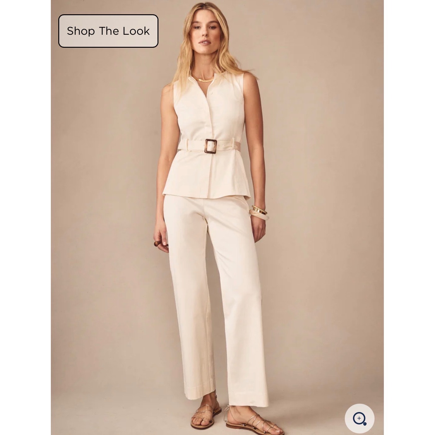 J.Mclaughlin Carter Dupioni Cotton Pants Ivory Women's Size 10 Nwt